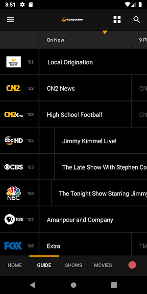 Comporium Stream TV Screenshot 1