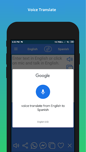 English to Spanish Translator app - Free Screenshot 3