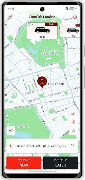 ComCab London Screenshot 2