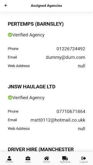 HGV Driver Hub Screenshot 2