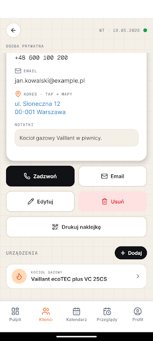 Hvacio: Serwis HVAC, Przeglądy Screenshot 3