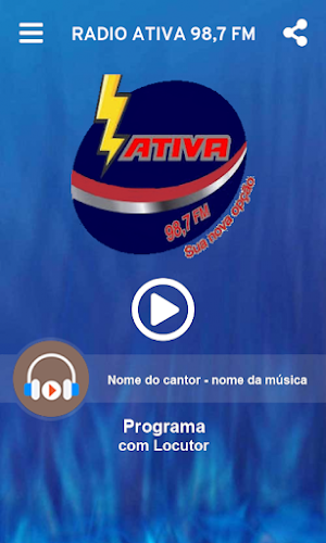 RADIO ATIVA 98,7 FM Screenshot 0