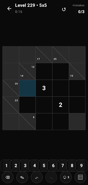 Kakuro: Number Logic Puzzle Screenshot 2