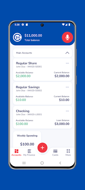 1st Community FCU Screenshot 1