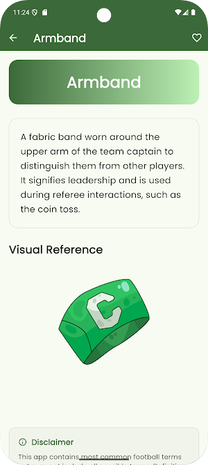Football Terms Dictionary Screenshot 1