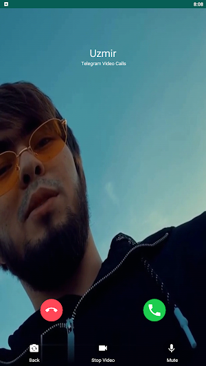 Узмир фальшивый видеозвонок Screenshot 1