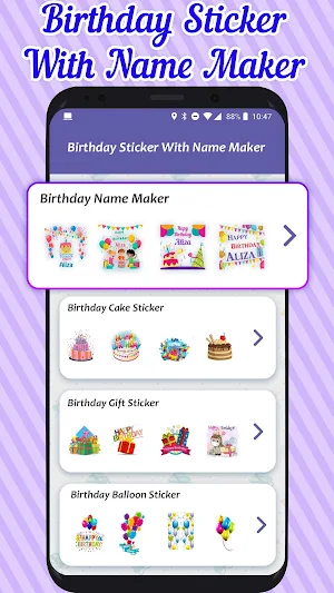 Birthday Stickers For WAStickerApps Screenshot 3