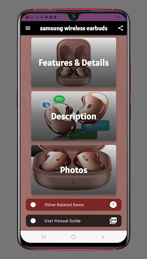 Samsung wireless earbuds guide Screenshot 0