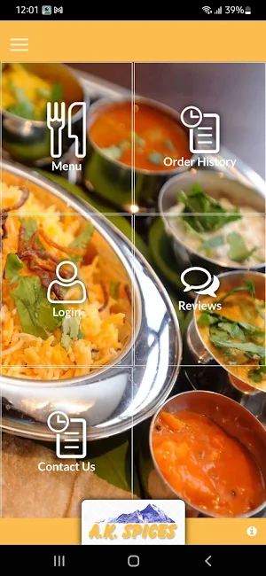 A.K. Spices Screenshot 2