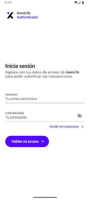 AxenLife Authenticator Screenshot 0