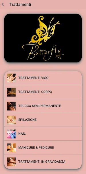 Centro Estetico Butterfly APP Screenshot 1