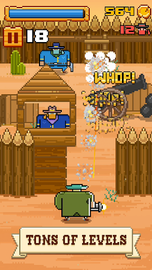 Timber West - Wild West Arcade Shooter Screenshot 2