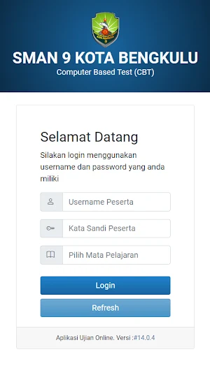 Exam SMAN 9 KOTA BENGKULU Screenshot 1