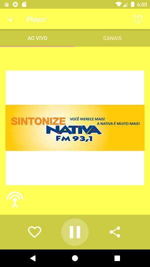 Nativa FM Jales/SP Screenshot 1