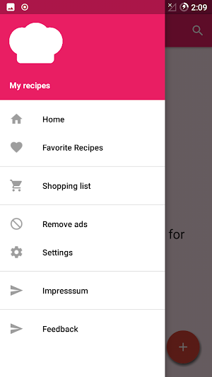 Recipe book App free Screenshot 1