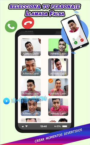 Alfredo Larin Llamada Falsa Screenshot 1