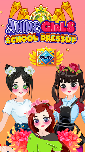 Anime Girls School Dress up Screenshot 0