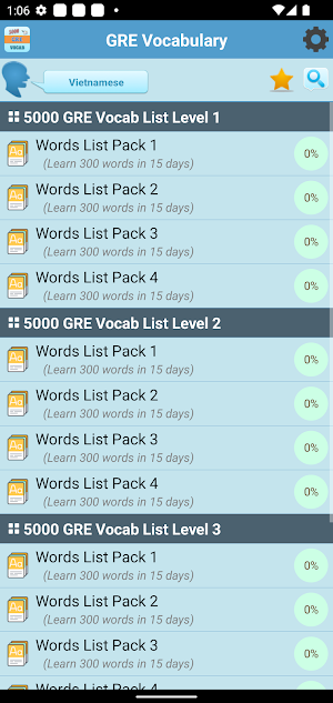 5000 GRE Vocabulary Screenshot 0
