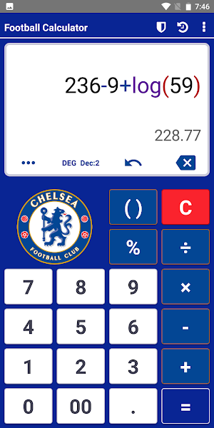 Football Calculator Screenshot 3