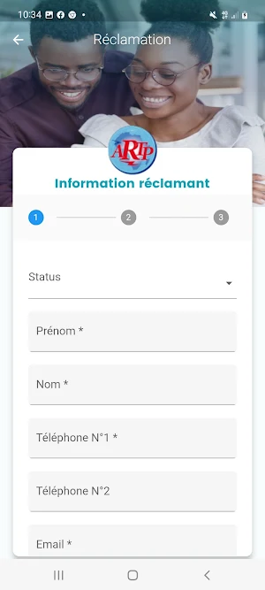 ARTP-Gestion Reclamation Screenshot 2
