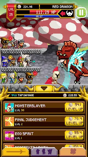 Clicker Knights Vs dragons Screenshot 1