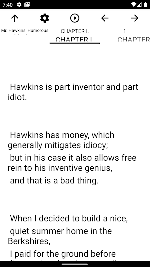 Book, Mr. Hawkins' Humorous Ad Screenshot 1