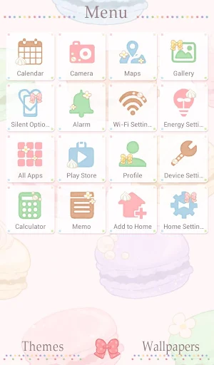 Sweets Wallpaper Cute Macaroons Theme Screenshot 1