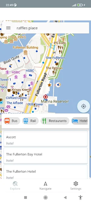 Singapore Offline Map Screenshot 0