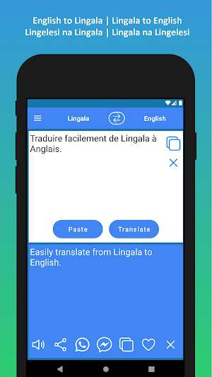 English to Lingala Translator Screenshot 2
