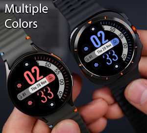 Modern Digital Watch Face Screenshot 2