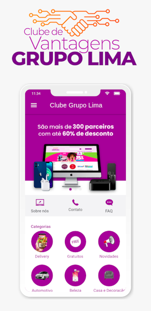 Clube de Vantagens Grupo Lima Screenshot 1