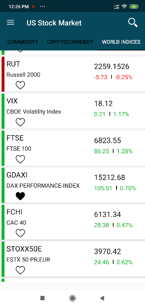 USA Live Stock Market Screenshot 1