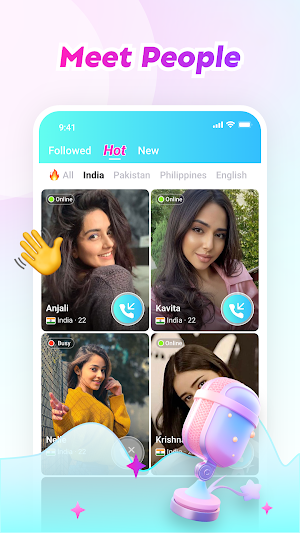 Funny Chat： Video chat & Meet Screenshot 2