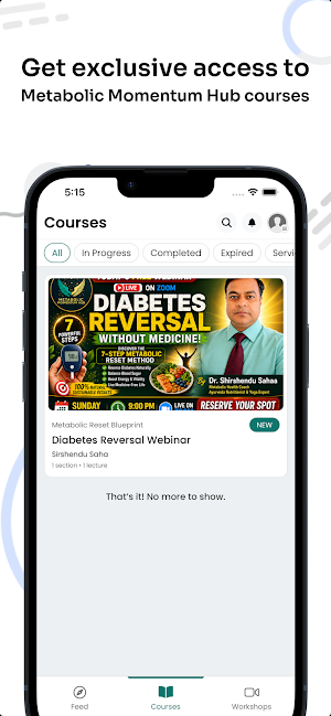 Metabolic Momentum Hub Screenshot 2