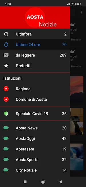 Aosta notizie Screenshot 0