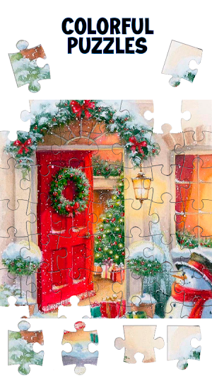 Merry Christmas Jigsaw Puzzle Screenshot 2