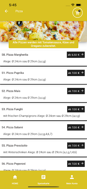 Pizza & Döner Service Screenshot 2
