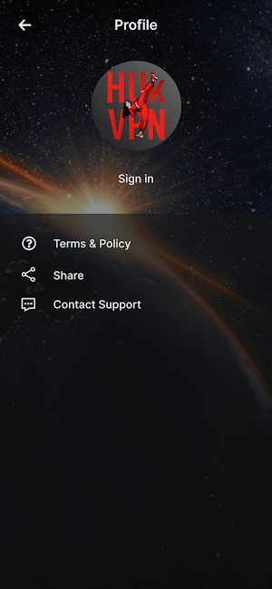 Huk VPN Screenshot 1