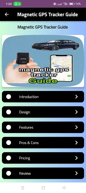 magnetic gps tracker guide Screenshot 0