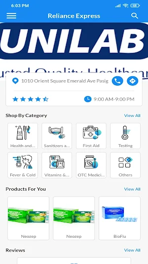 Eatance - Pharmacy App Screenshot 2