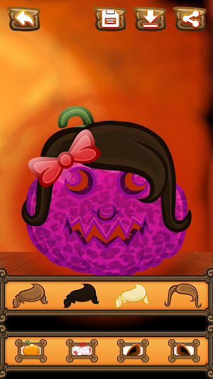 Halloween Party Salon 🎃 Pumpkin Halloween Creator Screenshot 3