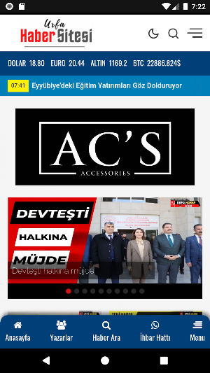 Urfa Haber Sitesi Screenshot 1