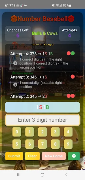 Number Baseball Screenshot 3
