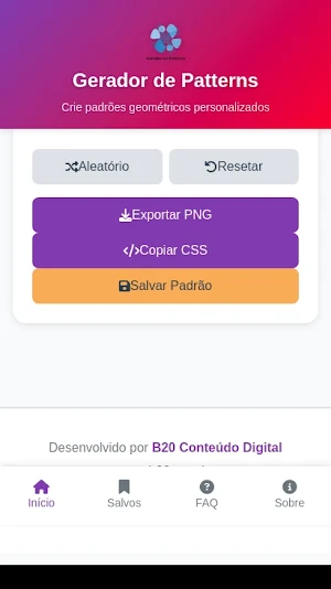Gerador de Patterns Screenshot 2