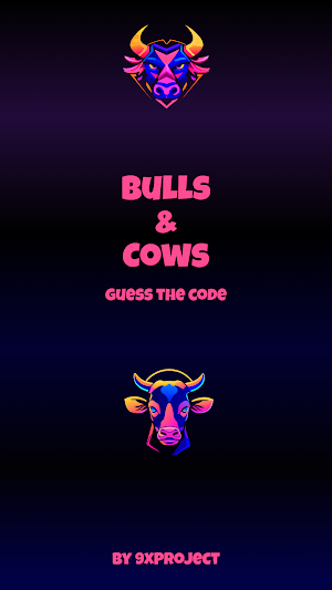 Bulls and Cows: guess the code Screenshot 0
