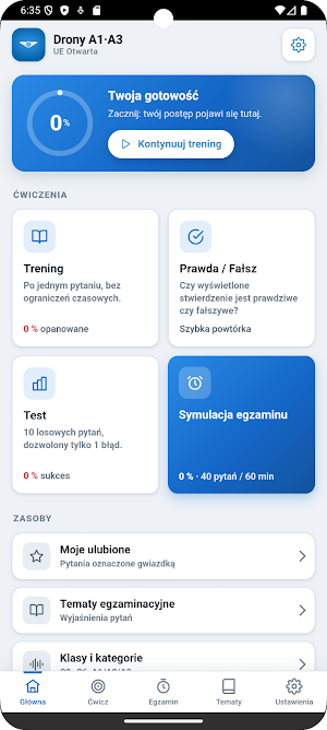 A1-A3 - Egzamin na drona Screenshot 0