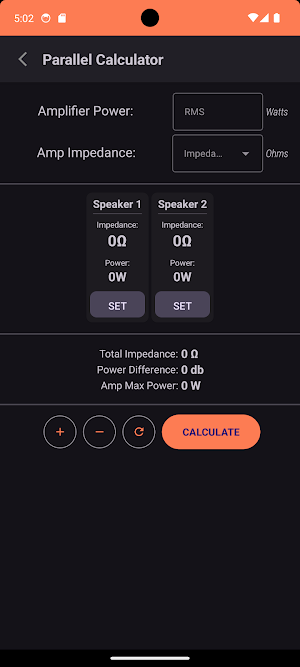SPKRS - Speaker Calculator Screenshot 2