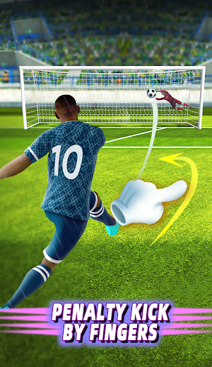 Penalty shootout:Football game Screenshot 0