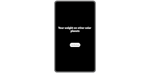 Weight on Solar Planet App Screenshot 2
