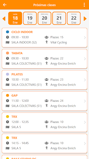 Fitness Valmojado Screenshot 2